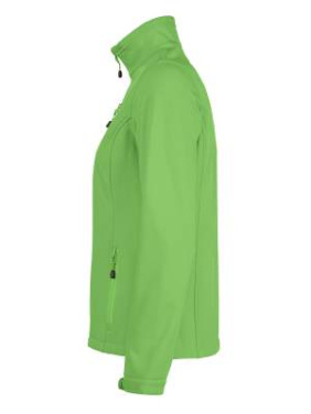 Vert – softshell striukė (moterims), Laimo žalia - Printer RED (4)
