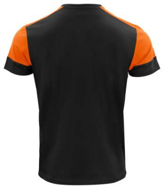 Prime – marškinėliai (vyrams), Juoda/oranžinė – Printer PRIME (2)