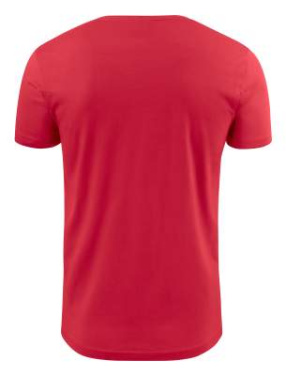 Heavy T-Shirt – megztinis V formos kaklu (vyrams), Raudona – Printer Essentials (2)
