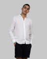 IB33 Linen Slim Fit – marškiniai (vyrams), Raudona