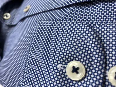 PB48 Jacquard Slim Fit – marškiniai (vyrams), Mėlynas raštas – J.Harvest & Frost (4)