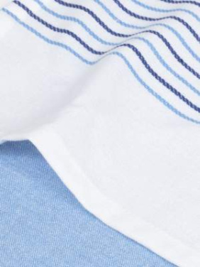 Kitchen Stripe – rankšluostis, Mėlyna – Kosta Linnewäfveri (4)