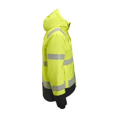 1235 Hi-Vis – žieminė striukė, Geltona/juoda – Jobman (4)