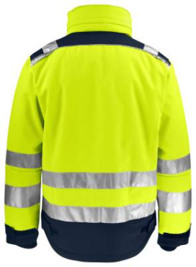 1347 Star Hi-Vis – žieminė striukė, geltona/tamsiai mėlyna – Jobman (3)