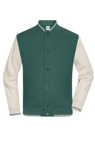 College-Striukė UNISEX OCS Mišrus ir RCS, dūminė žalia / smiltainis – James & Nicholson (1)