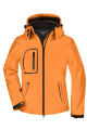 Moteriška žieminė softshell striukė, oranžinė