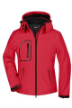 Moteriška žieminė softshell striukė, raudona