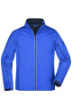 Vyriška softshell striukė su užtrauktuku, jūrinė mėlyna/tamsiai mėlyna