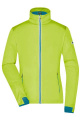 Moteriška sportinė softshell striukė, ryškiai geltona / ryškiai mėlyna