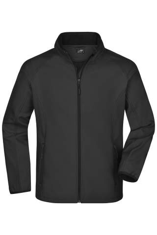 Vyriška reklaminė softshell striukė, juoda/juoda - James & Nicholson (1)