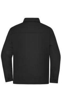 Marškinių striukė unisex OCS mišrus ir GRS, juoda – James & Nicholson (4)
