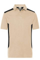 Vyriški darbo polo marškinėliai – STRONG – GRS ir OCS mišrūs, akmens/juoda