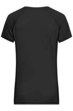 Moterų sportiniai marškinėliai GRS, juoda – James & Nicholson (4)