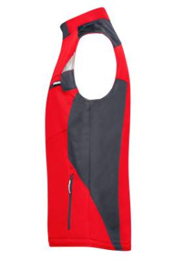 „Craftsmen“ minkšta liemenė – STRONG – – STRONG, raudona/juoda – James & Nicholson (2)