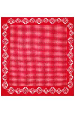 Tradicinė bandana, raudona/balta – Myrtle Beach (2)