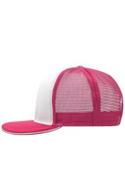 „Pro Cap Mesh“ 6 panelių kepurė, balta/purpurinė – Myrtle Beach (2)