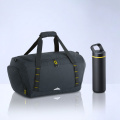 Expedition Set: sportinis krepšys ir plieninė gertuvė, 650 ml, geltona