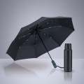 Scandic Set II: vakuuminis termosas 750 ml & automatinis skėtis, turkis
