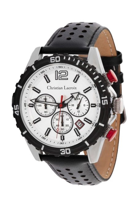 Chronograph Sol juodas ir chromuotas, gaminio vaizdas (1)