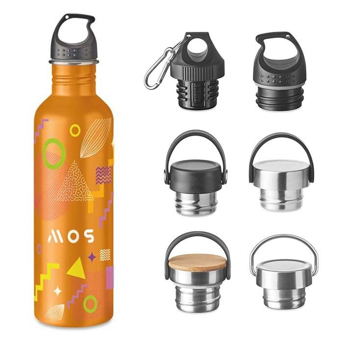 750 ml pantone spalvos viensieniai nerūdijančio plieno buteliai., gaminio vaizdas