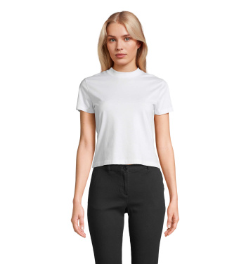 LILIA MOTERIŠKI TRUMPINTI MARŠKINĖLIAI, Balta, S, gaminio vaizdas (4)