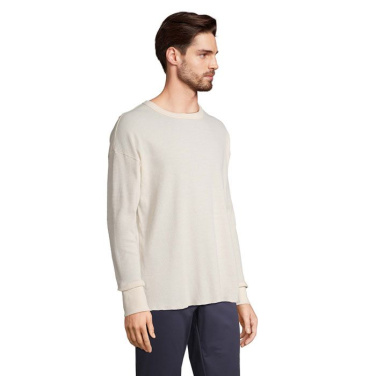 Faktūriniai marškinėliai THERMAL T ilgomis rankovėmis, Natūralus, S, gaminio vaizdas (2)