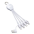 Įkrovimo laidas „6 viename“ su apšvietimu REEVES-PUHALANI SWITCH, balta / balta