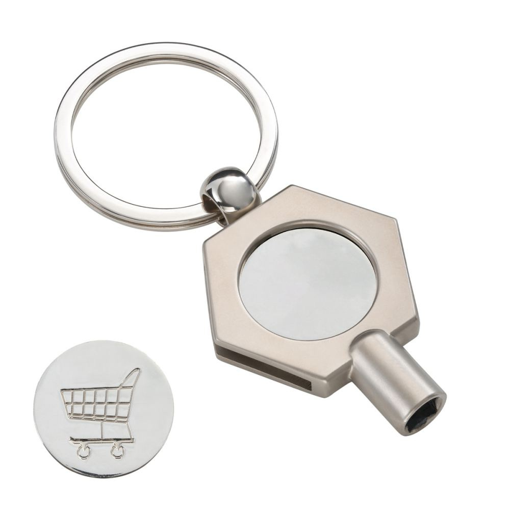 Raktų pakabukas su radiatoriaus raktu RE98-RADIATOR-KEY – matinė sidabrinė (1)