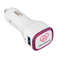 USB automobilio įkroviklis Quick Charge 2.0 ® COLLECTION 500, fuksijų