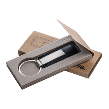 Raktų pakabukas RE98-PERRIS RECTANGULAR – matinė sidabrinė (4)