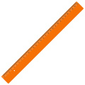 Liniuotė 30 cm, oranžinė