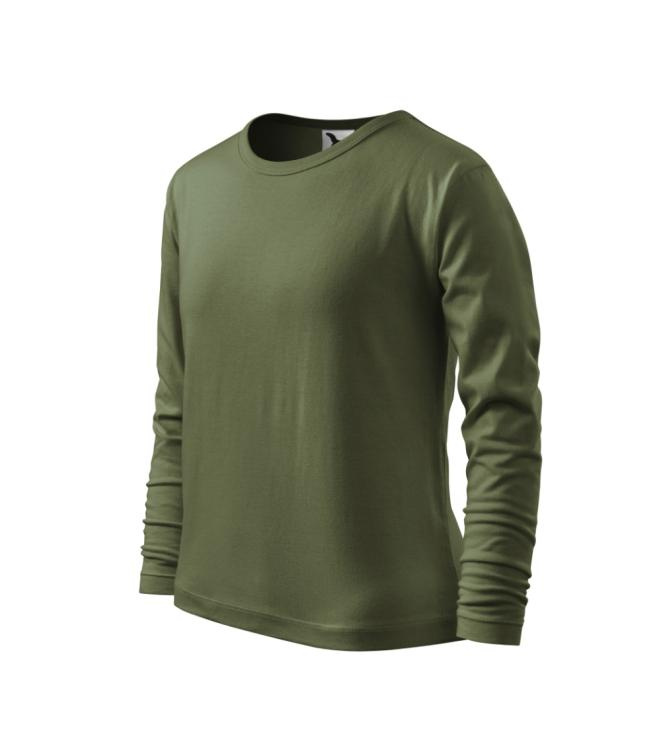 MALFINI Fit-T LS – Marškinėliai Vaikams, chaki, 158 cm/12 years, gaminio vaizdas (1)