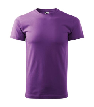 MALFINI Basic – Vyriški marškinėliai, violetinė, 4XL, gaminio vaizdas (2)