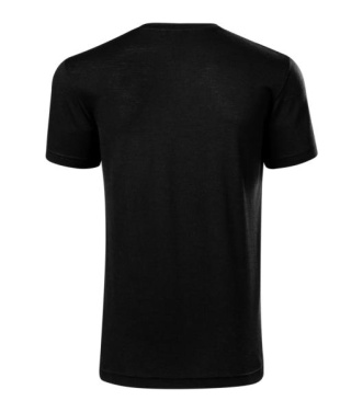 MALFINI Premium Merino Rise – Vyriški marškinėliai, juodas, S, gaminio vaizdas (3)