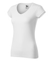MALFINI Fit V-neck - marškinėliai moterims, balta