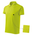 MALFINI Cotton - polo marškinėliai vyrams, kalkių punšas