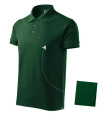 MALFINI Cotton - polo marškinėliai vyrams, tamsiai žalia