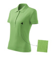 MALFINI Cotton - polo marškinėliai moterims, žolė žalia