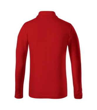 MALFINI Pique Polo LS – Polo marškinėliai vaikams, raudona, 158 cm/12 years, gaminio vaizdas (3)
