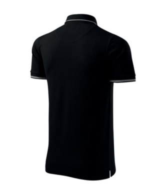 MALFINI Premium Perfection plain – Vyriški polo marškinėliai, juodas, S, gaminio vaizdas (4)