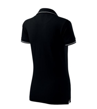 MALFINI Premium Perfection plain – Polo marškinėliai moteriški, juodas, S, gaminio vaizdas (4)