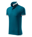MALFINI Premium Collar Up - polo marškinėliai vyrams, benzino mėlyna