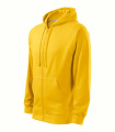 MALFINI Trendy Zipper - džemperis vyrams, geltona