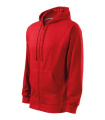 MALFINI Trendy Zipper - džemperis vyrams, raudona