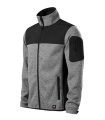 RIMECK Casual - softshell striukė vyrams, megzti šviesiai pilka