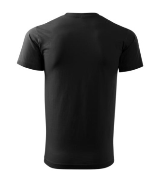 MALFINI Heavy New Free – Unisex marškinėliai, juodas, XS, gaminio vaizdas (3)