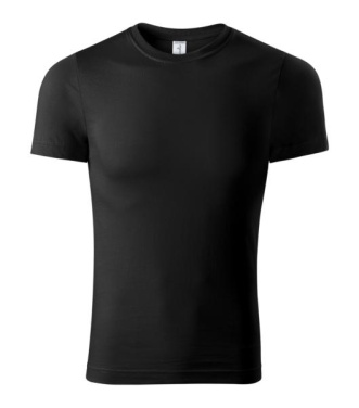 PICCOLIO Peak – Unisex marškinėliai, juodas, 4XL, gaminio vaizdas (2)
