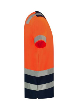 TRICORP T-Shirt High Vis Bicolor - marškinėliai, fluorescencinė oranžinė, S, gaminio vaizdas (3)