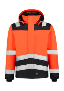 TRICORP Midi Parka High Vis Bicolor - darbinė striukė, fluorescencinė oranžinė, 4XL, gaminio vaizdas (2)