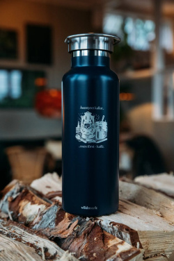 VILDMARK Retro 0,5 l – termosas, spalva: tamsiai mėlyna, gaminio vaizdas (2)